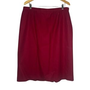 Vintage Pendleton 100% Virgin Wool Skirt Womens 20W